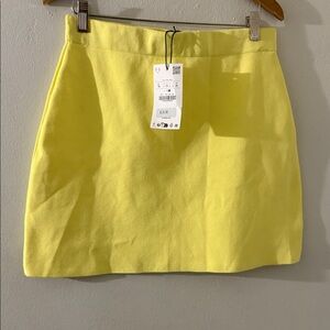 Zara Lemon Mini Skirt